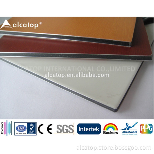 Building Curtain Wall PE Coated Interior Decorative ACP